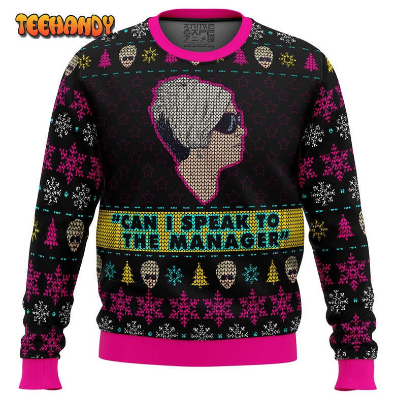 Karen Talks to Manager Meme Ugly Christmas Sweater