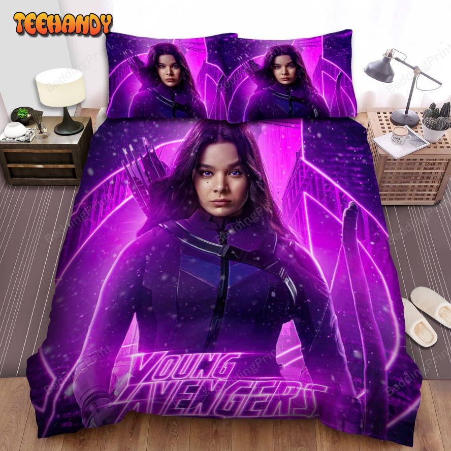 Kate Bishop As A Young Avenger Poster Spread Duvet Cover Bedding Sets