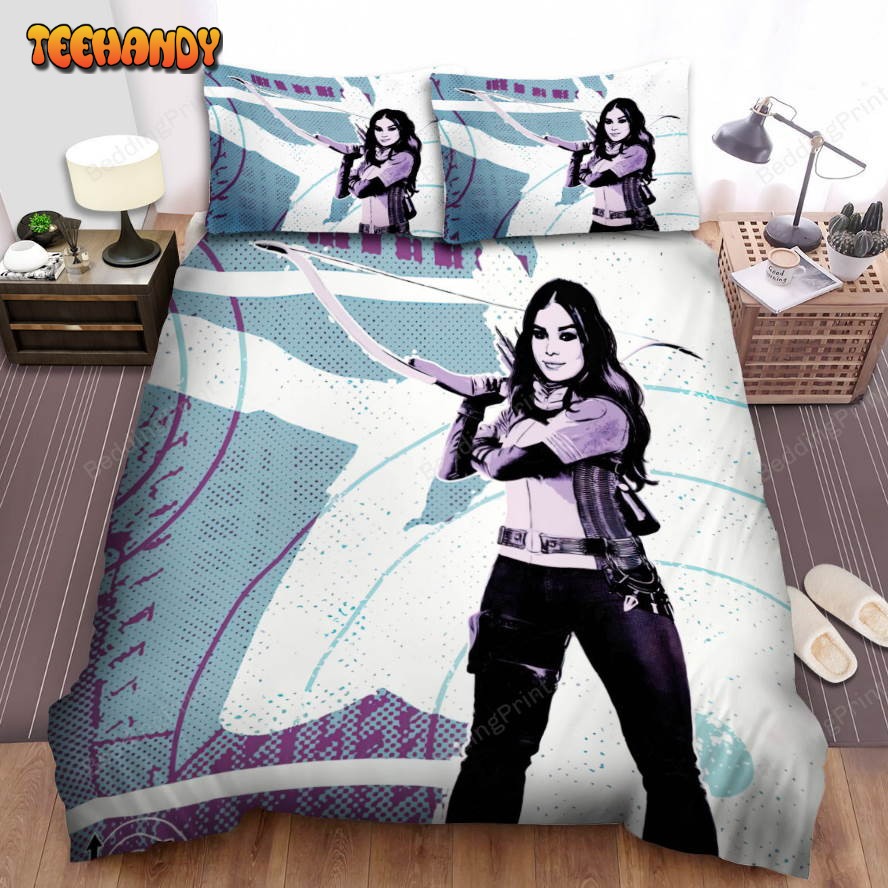 Kate Bishop In Minimal Colors Poster Bed Sheets Spread Duvet Cover Bedding Sets