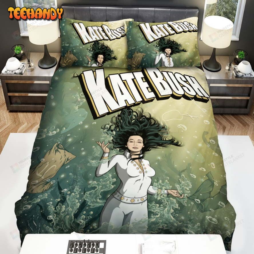 Kate Bush A Sea Of Honey Cartoon Art Spread Comforter Bedding Sets