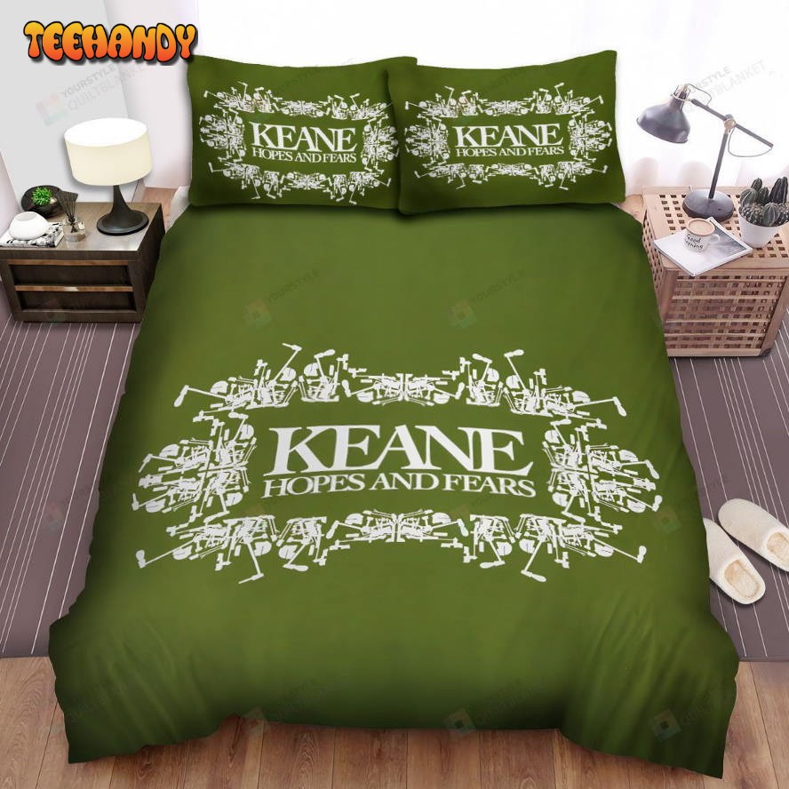 Keane Band Album Hopes And Fears Spread Comforter Bedding Sets