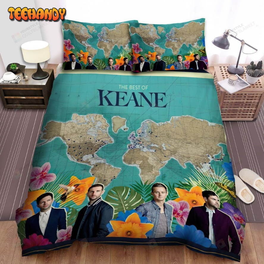 Keane Band Album The Best Of Keane Spread Comforter Bedding Sets