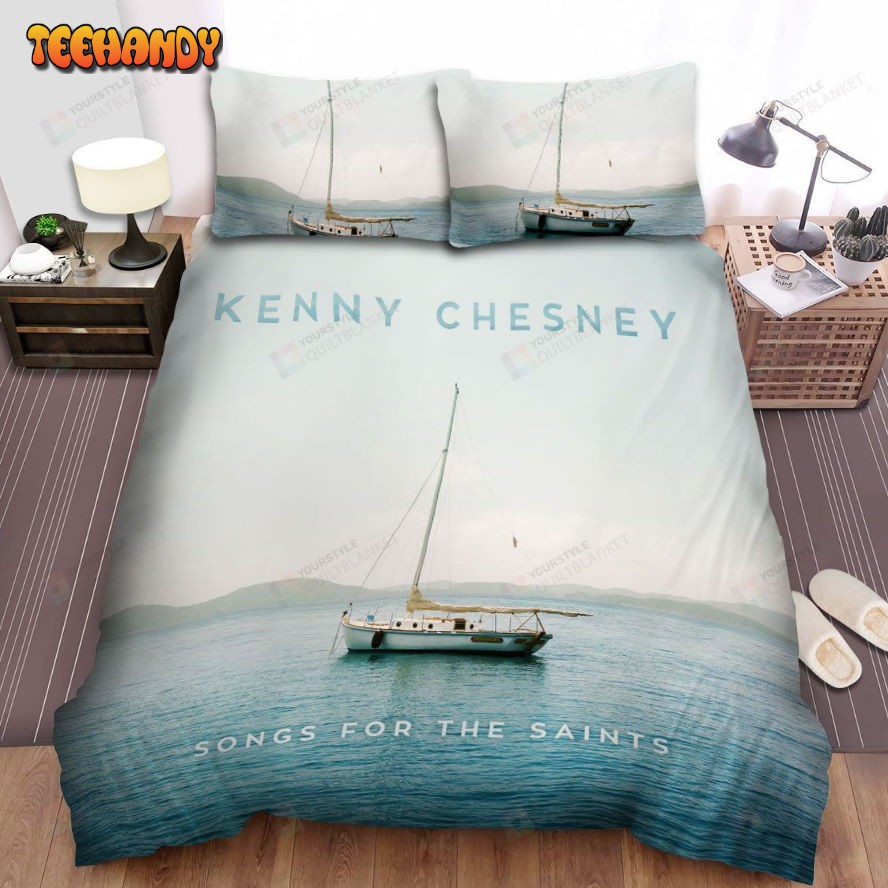 Kenny Chesney, Song For The Saints Bed Sheets Spread Duvet Cover Bedding Sets