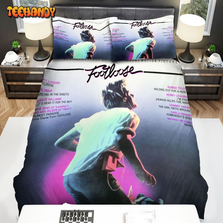 Kenny Loggins Footloose’s Album Cover Spread Comforter Duvet Cover Bedding Sets