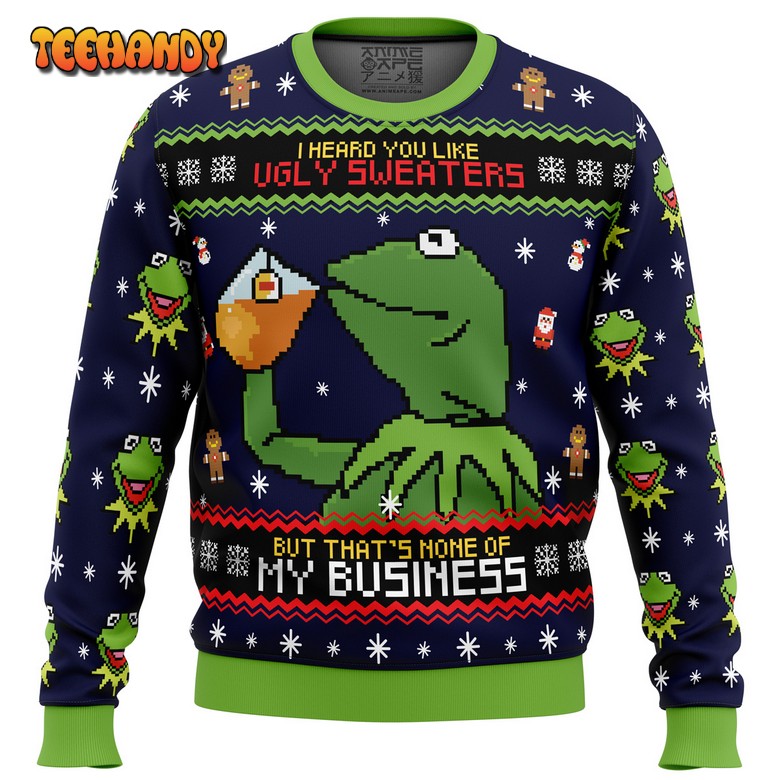 Kermit the Frog Ugly Christmas Sweater