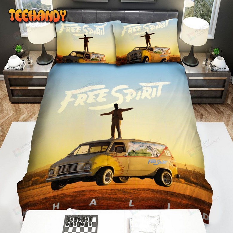 Khalid Free Spirit Album Cover Spread Comforter Duvet Cover Bedding Sets