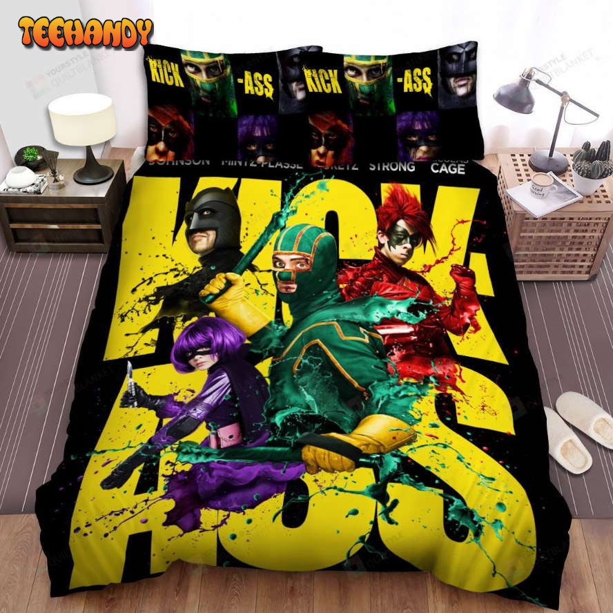 Kick-Ass Original Movie Poster Bed Sheets Spread Duvet Cover Bedding Set