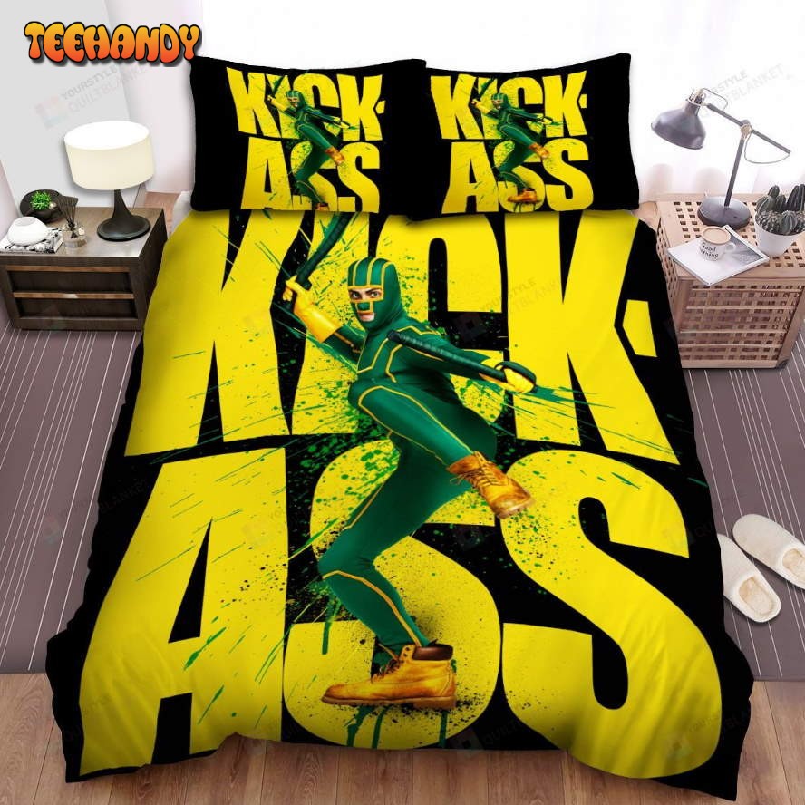 Kick-Ass Paint Splash Poster Bed Sheets Spread Duvet Cover Bedding Set