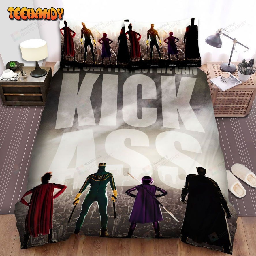 Kick-Ass Quote Poster Bed Sheets Spread Duvet Cover Bedding Set