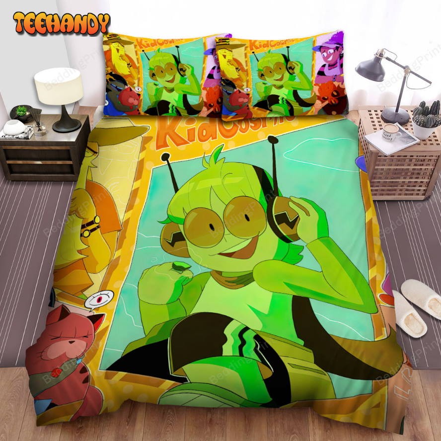 Kid Cosmic Main Characters Digital Art Spread Duvet Cover Bedding Sets