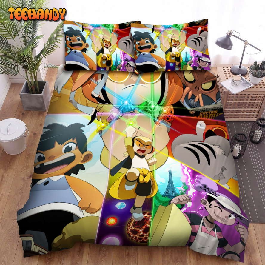 Kid Cosmic The Protectors Of The Galaxy Poster Spread Duvet Cover Bedding Sets