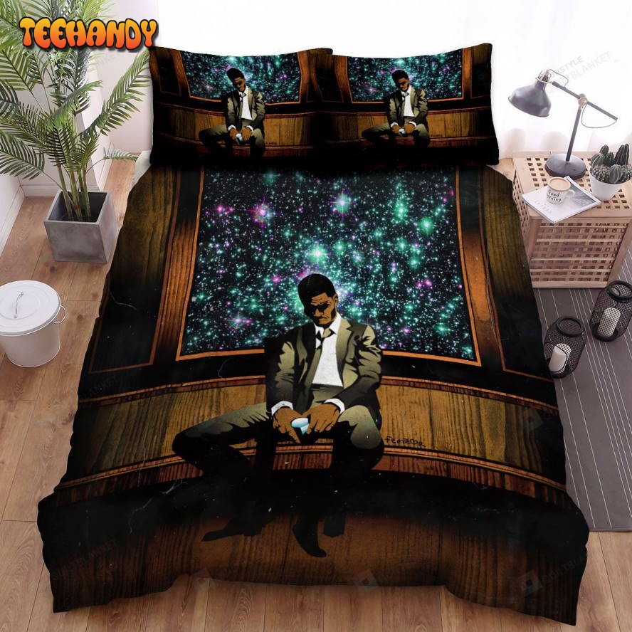 Kid Cudi Cover Album Man On The Moon Ii Spread Comforter Bedding Sets