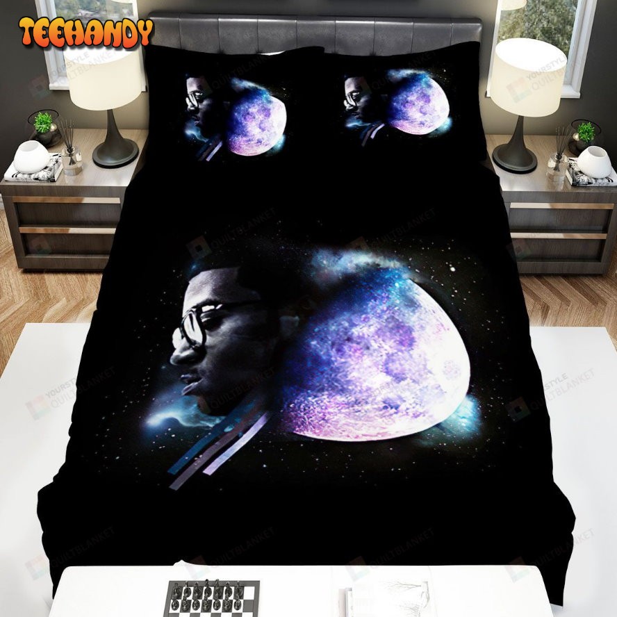 Kid Cudi Cover Single The Man On The Moon Spread Comforter Bedding Sets