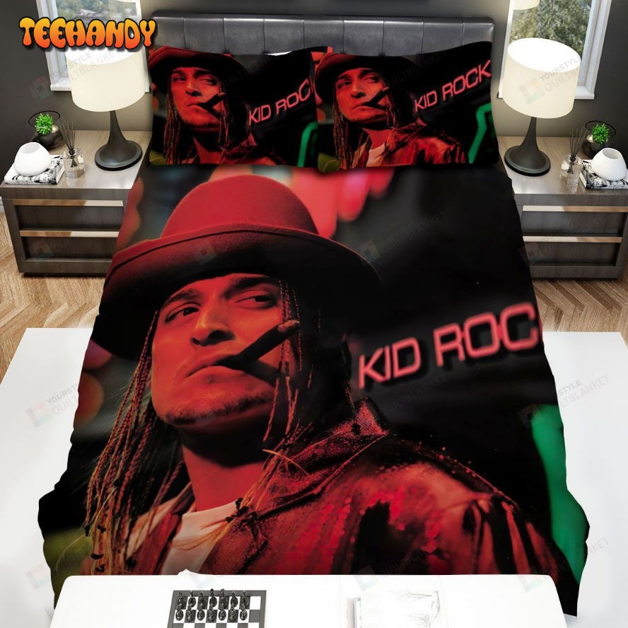 Kid Rock Portrait Poster Bed Sheets Spread Comforter Duvet Cover Bedding Sets