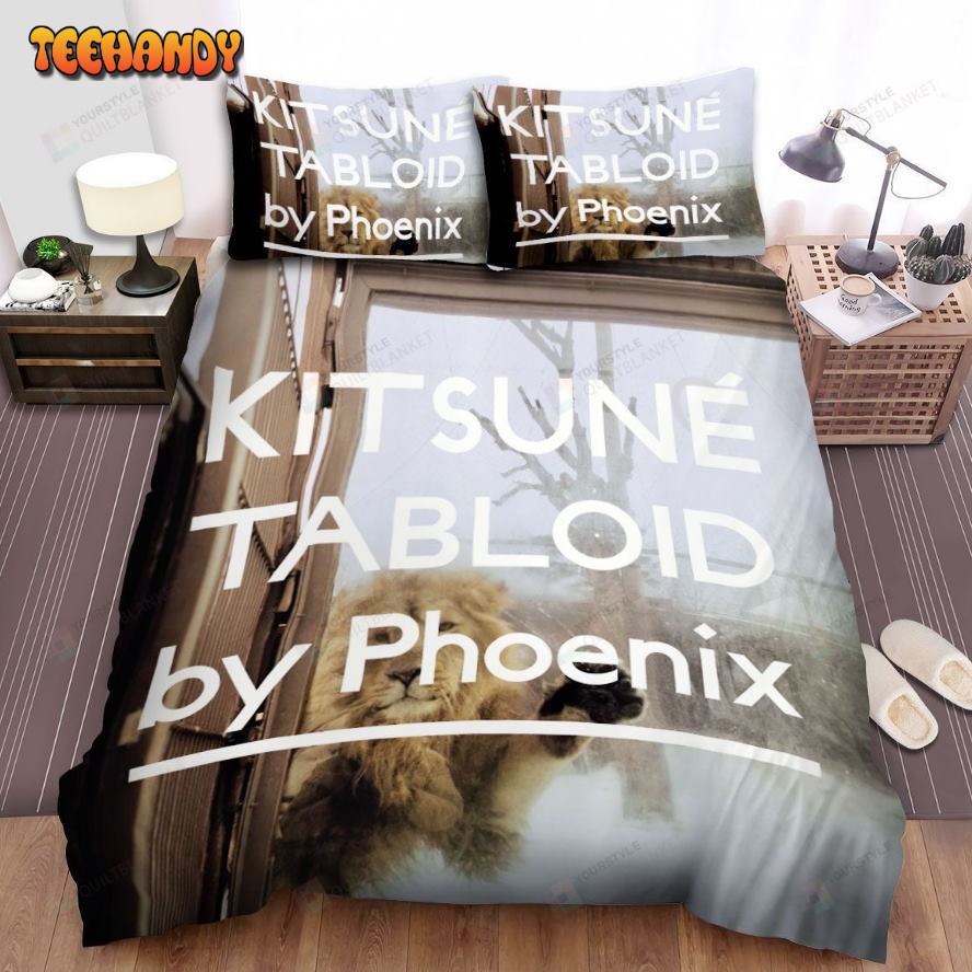 Kid Sune Tabloid Phoenix Band Spread Comforter Duvet Cover Bedding Sets