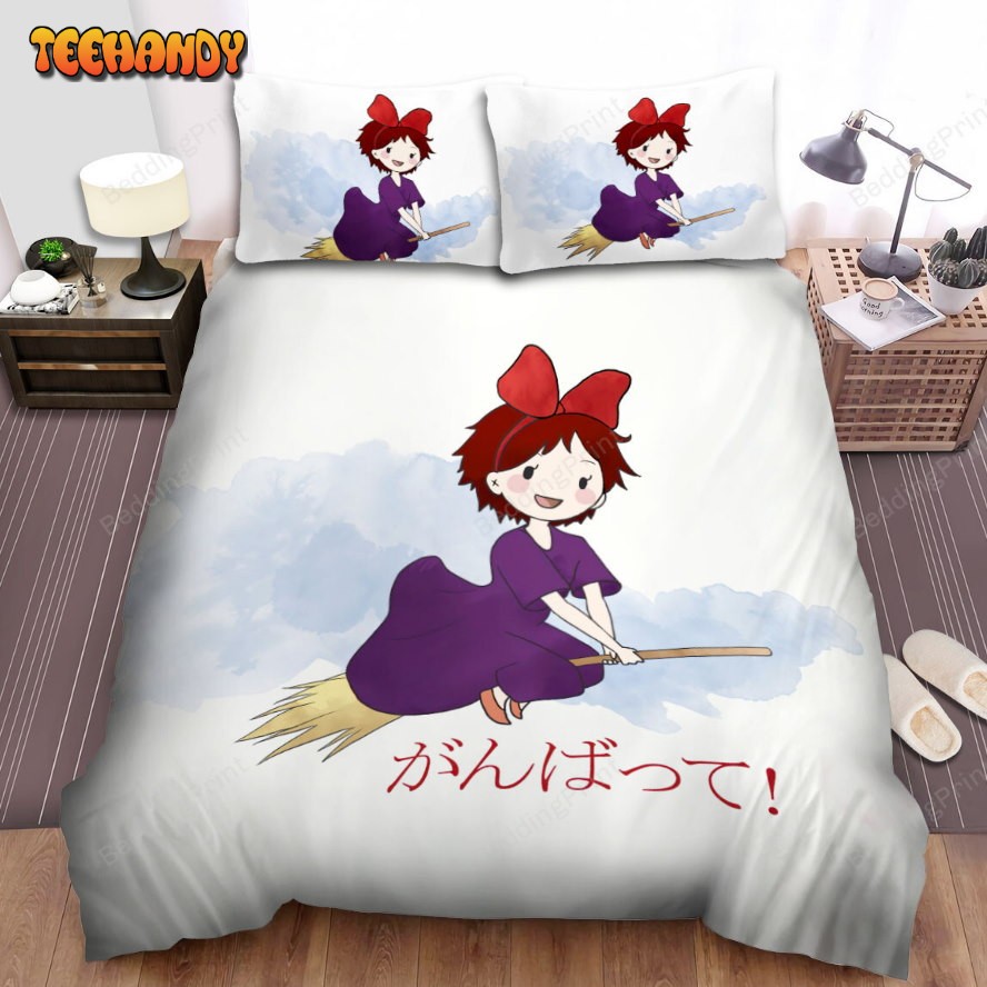 Kiki’s Delivery Service (1989) Movie Art 3 Bed Sheets Duvet Cover Bedding Sets