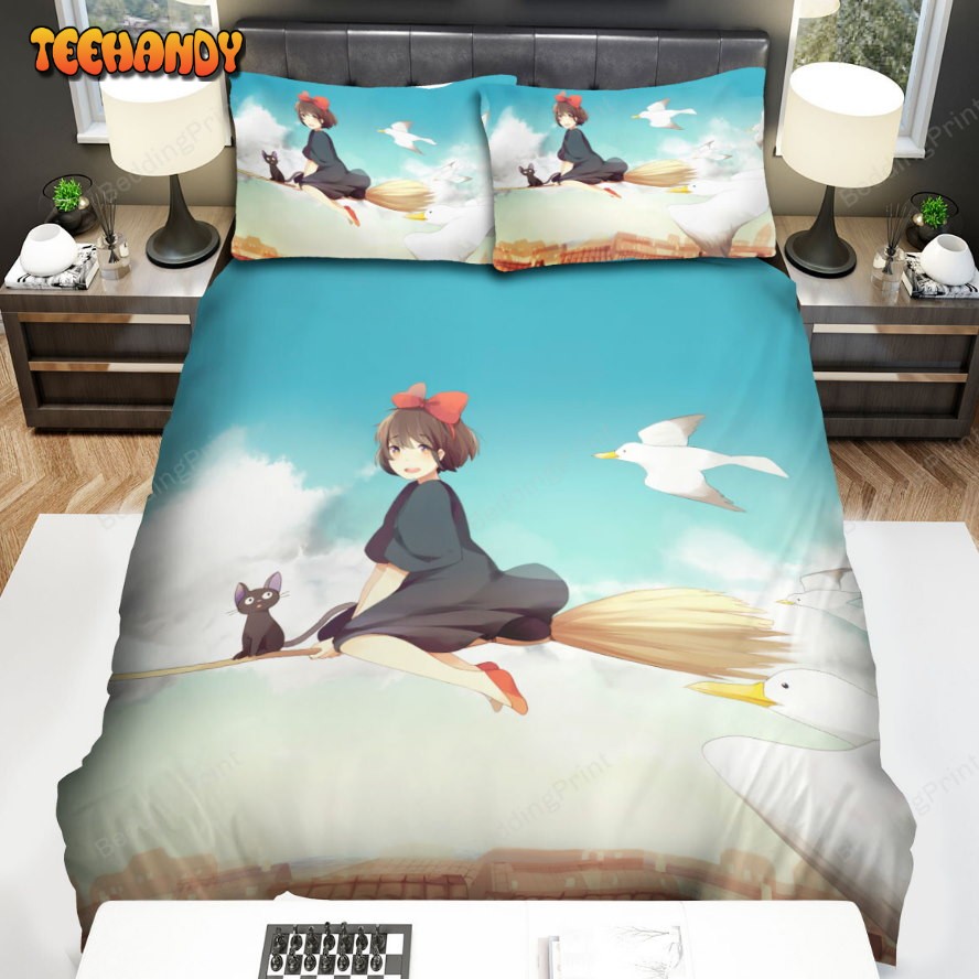 Kiki’s Delivery Service (1989) Movie Art 5 Bed Sheets Duvet Cover Bedding Sets