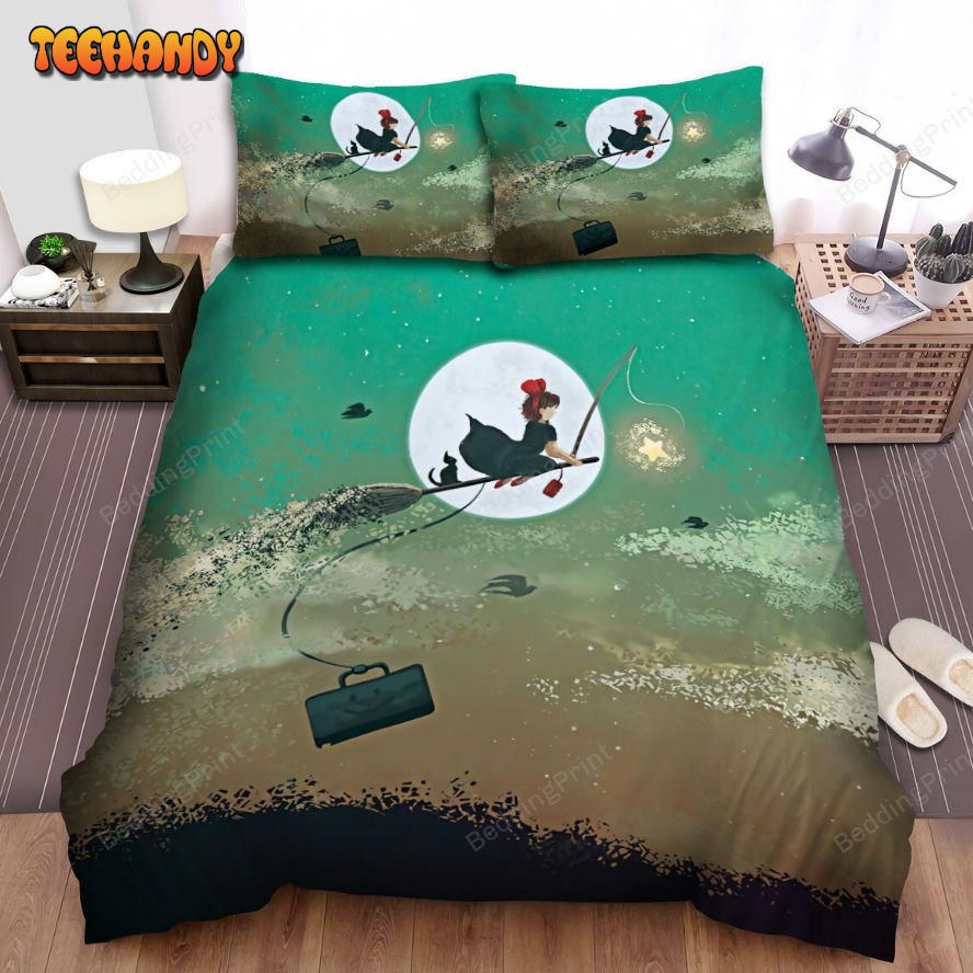 Kiki’s Delivery Service (1989) Movie Poster 1 Bed Sheets Duvet Cover Bedding Sets