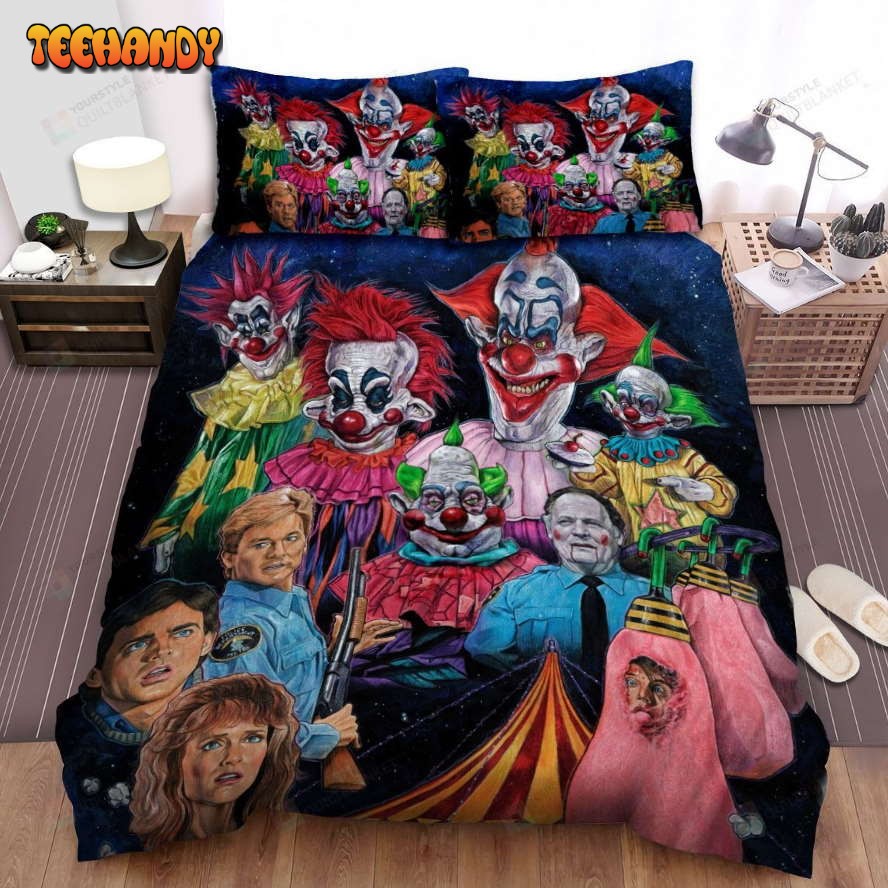 Killer Klowns From Outer Space Movie Characters In The Movie Photo Bedding Sets