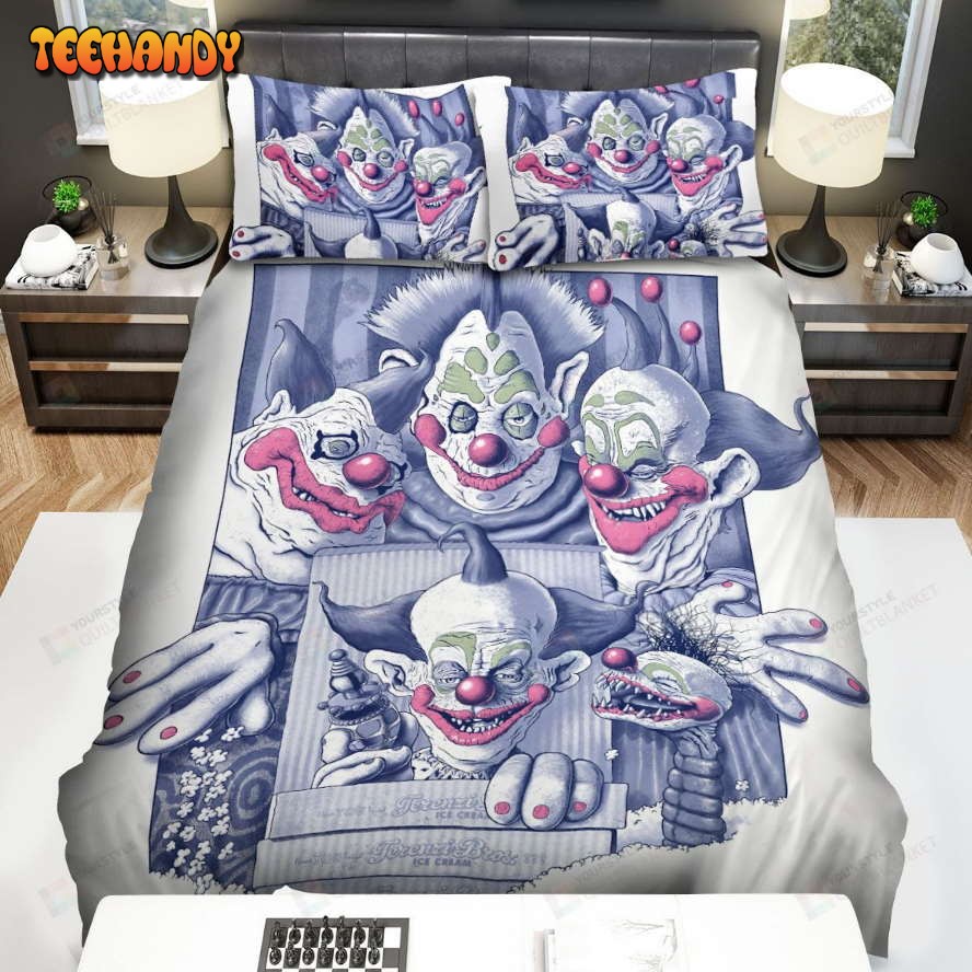 Killer Klowns From Outer Space Movie Poster Ix Photo Comforter Bedding Sets