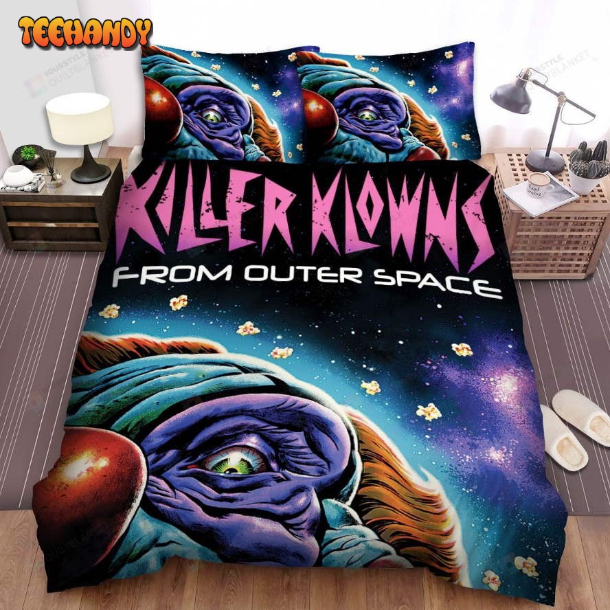 Killer Klowns From Outer Space Movie Poster Vi Photo Comforter Bedding Sets