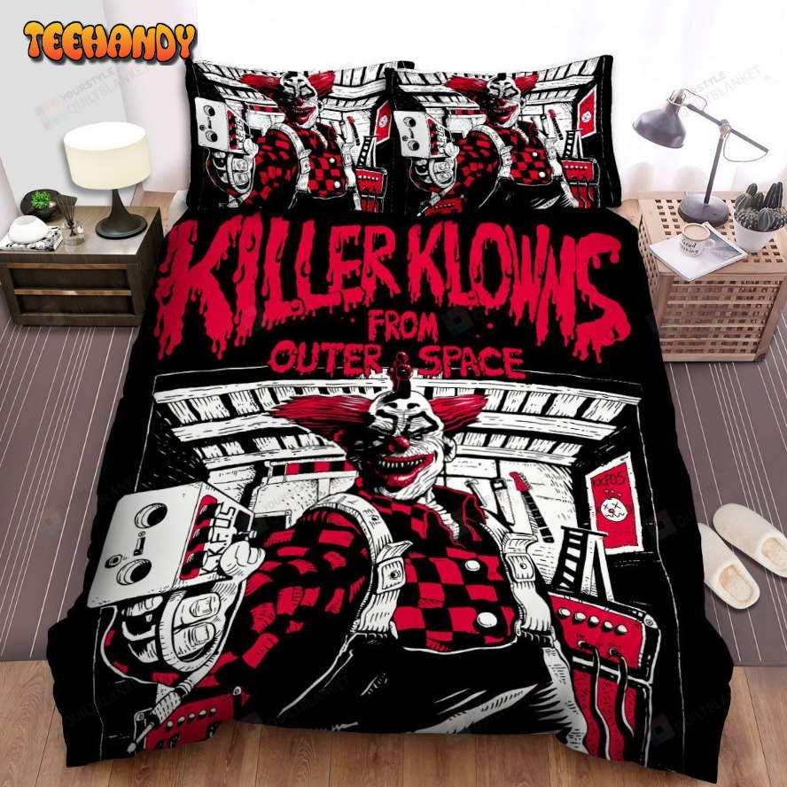 Killer Klowns From Outer Space Movie Poster Xii Photo Comforter Bedding Sets