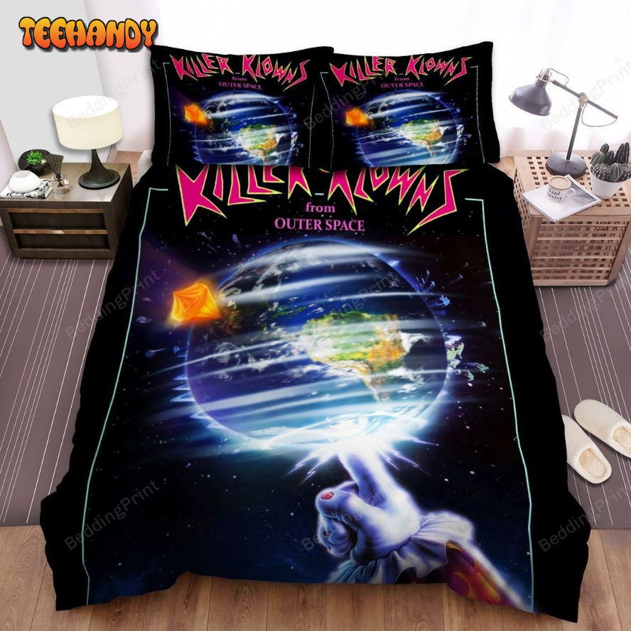 Killer Klowns From Outer Space Movie Poster Xv Photo Duvet Cover Bedding Sets