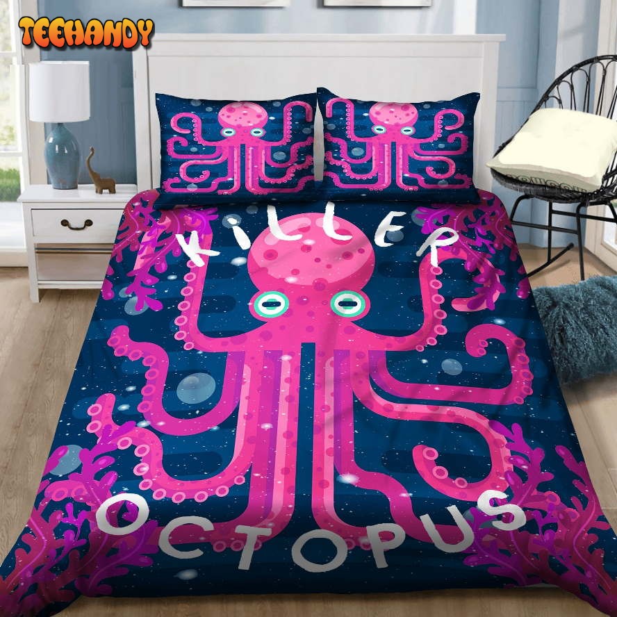 Killer Octopus Bed Sheets Duvet Cover Bedding Sets