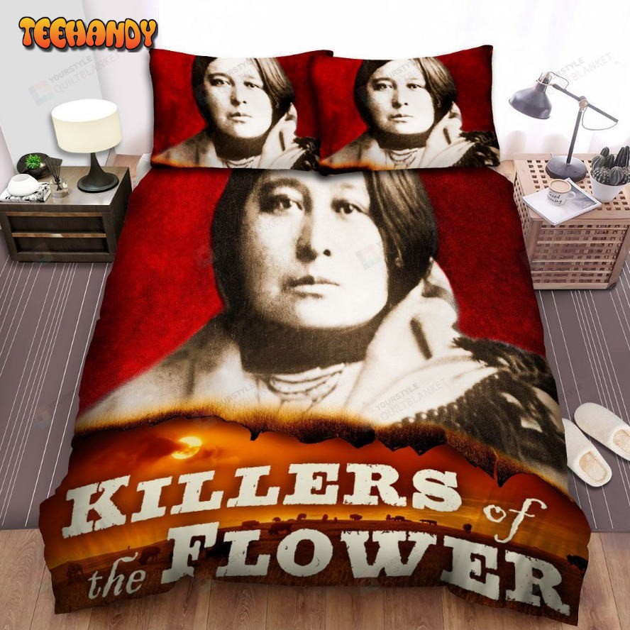 Killers Of The Flower Moon Poster 3 Spread Comforter Duvet Cover Bedding Sets