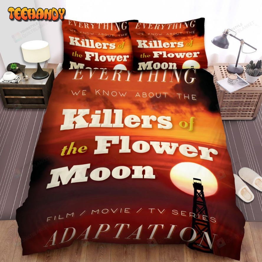 Killers Of The Flower Moon Poster Spread Comforter Duvet Cover Bedding Sets