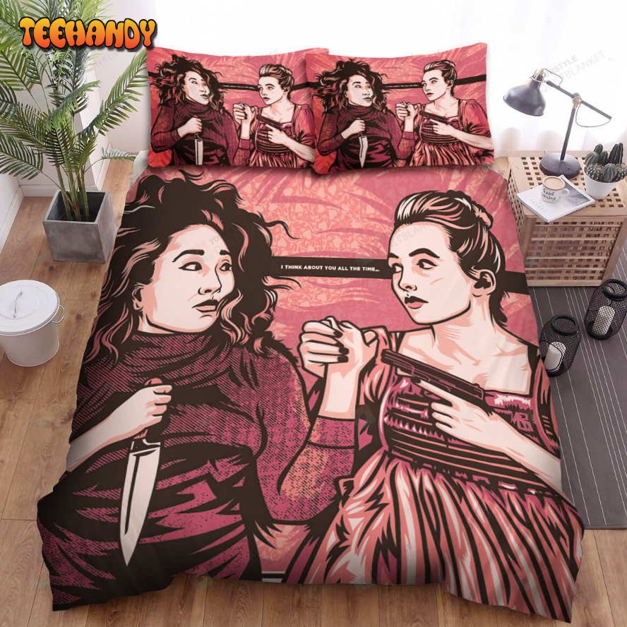 Killing Eve (2018–2022) I Think About You All The Time Art Poster Bedding Sets