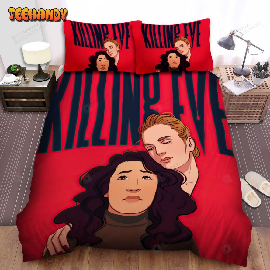 Killing Eve (2018–2022) Movie Digital Art Bed Sheets Duvet Cover Bedding Sets