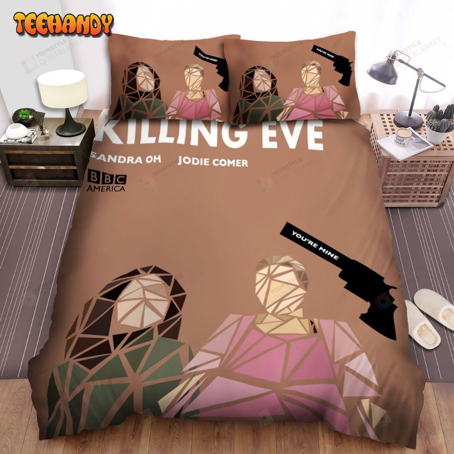 Killing Eve (2018–2022) Movie Illustration 4 Bed Sheets Duvet Cover Bedding Sets