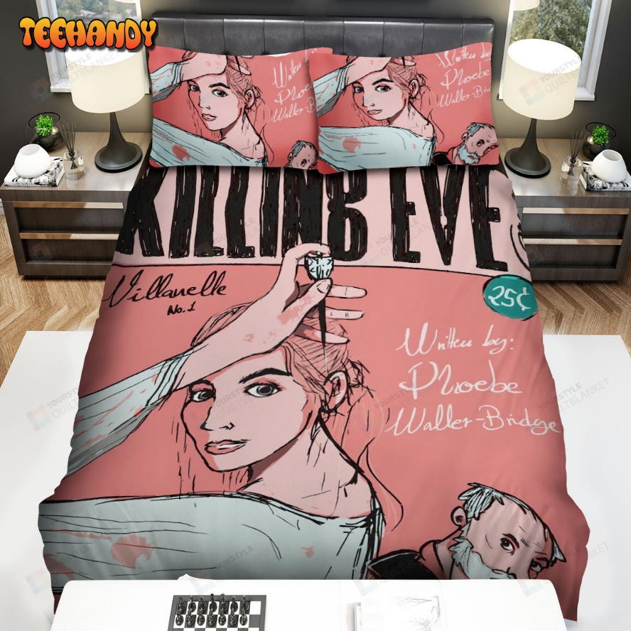 Killing Eve (2018–2022) Movie Illustration 6 Bed Sheets Duvet Cover Bedding Sets