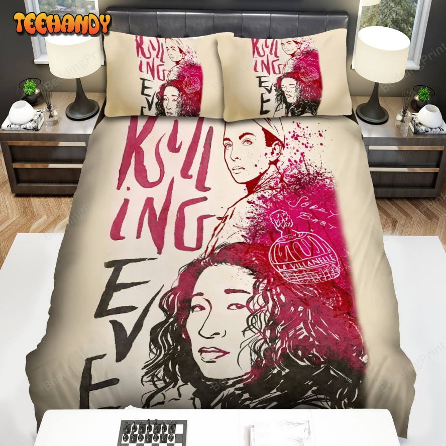 Killing Eve (2018–2022) Movie Illustration Bed Sheets Duvet Cover Bedding Sets