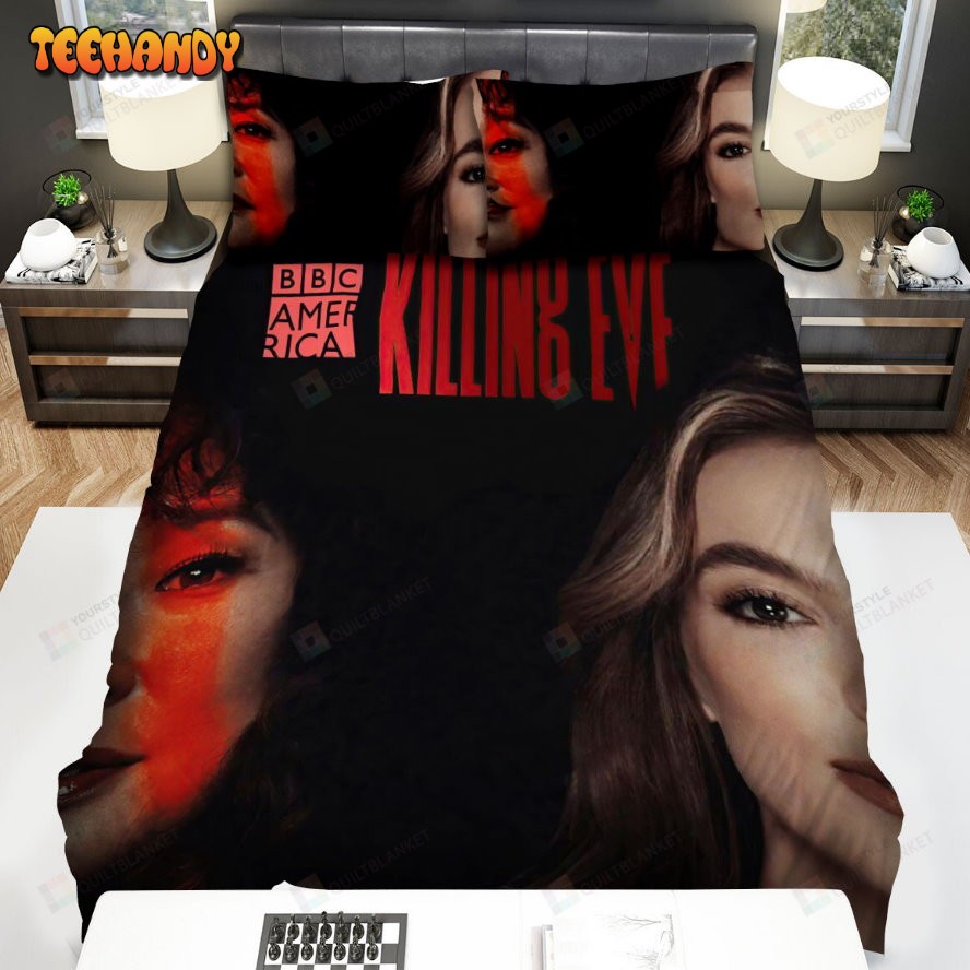 Killing Eve (2018–2022) Movie Poster 2 Bed Sheets Duvet Cover Bedding Sets