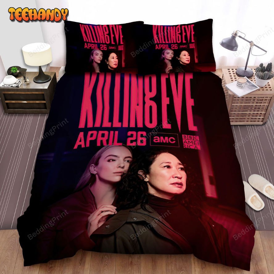 Killing Eve (2018–2022) Movie Poster 6 Bed Sheets Duvet Cover Bedding Sets