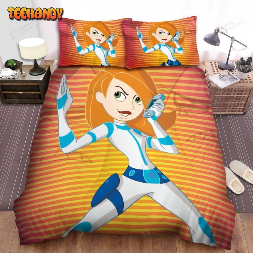 Kim Possible In So The Drama Movie Bed Sheets Spread Duvet Cover Bedding Sets