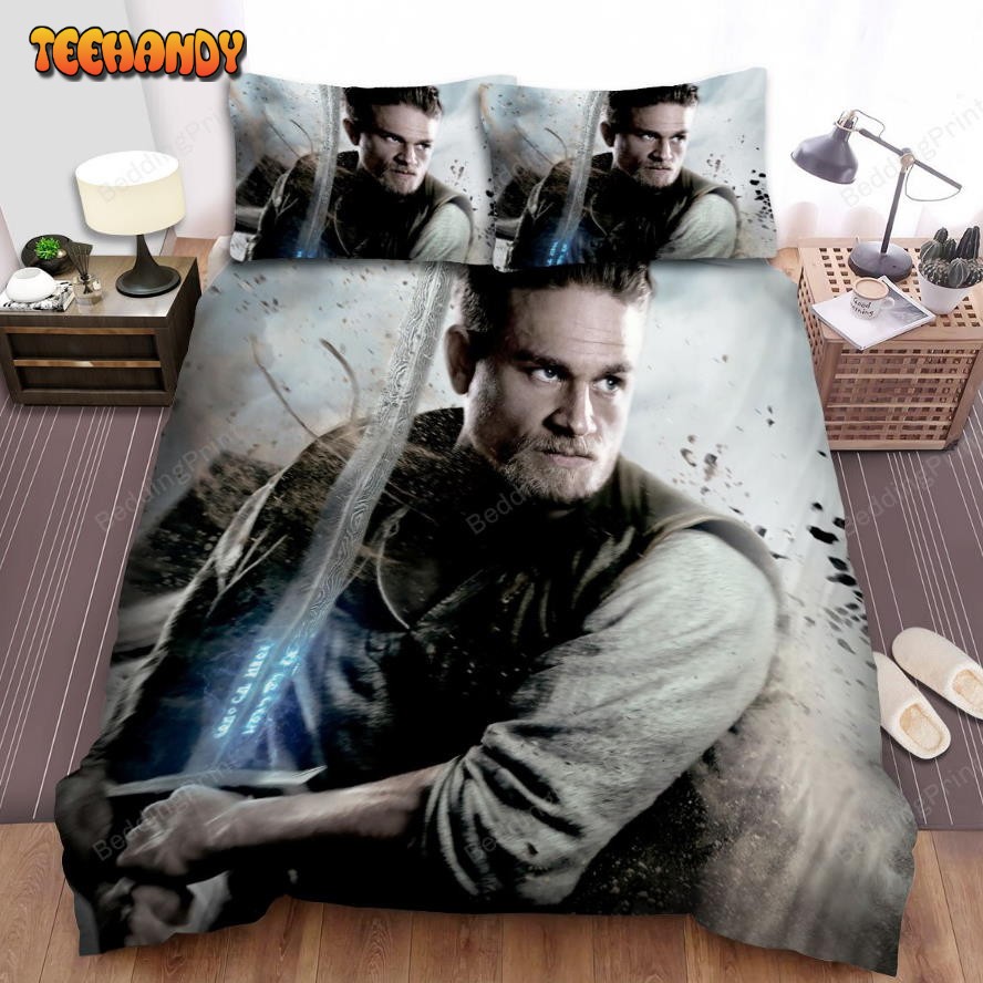 King Arthur Legend Of The Sword Movie Art 3 Bed Sheets Duvet Cover Bedding Sets