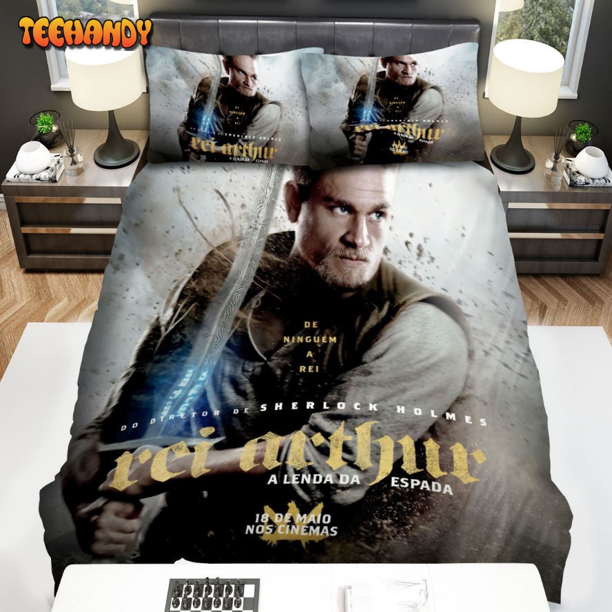 King Arthur Legend Of The Sword Movie Poster 4 Duvet Cover Bedding Sets