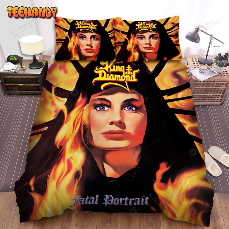 King Diamond Album Fatal Portrait Spread Comforter Duvet Cover Bedding Sets