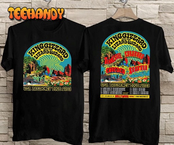 King Gizzard & The Lizard Wizard USA Residency Tour 2023 T-Shirt