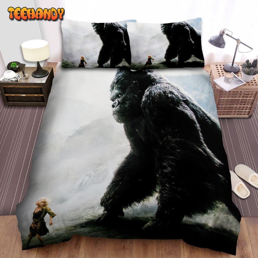 King Kong (2005) Movie Poster 2 Spread Comforter Duvet Cover Bedding Sets