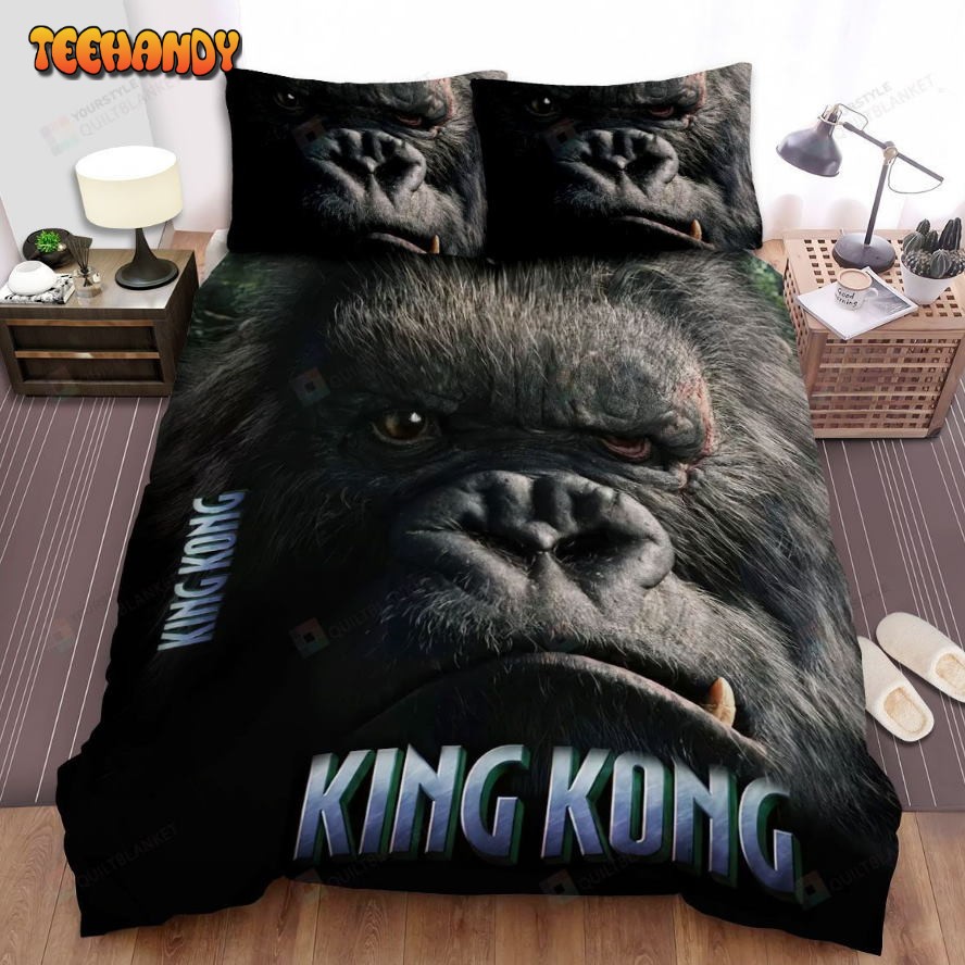 King Kong (2005) Movie Poster 5 Spread Comforter Duvet Cover Bedding Sets