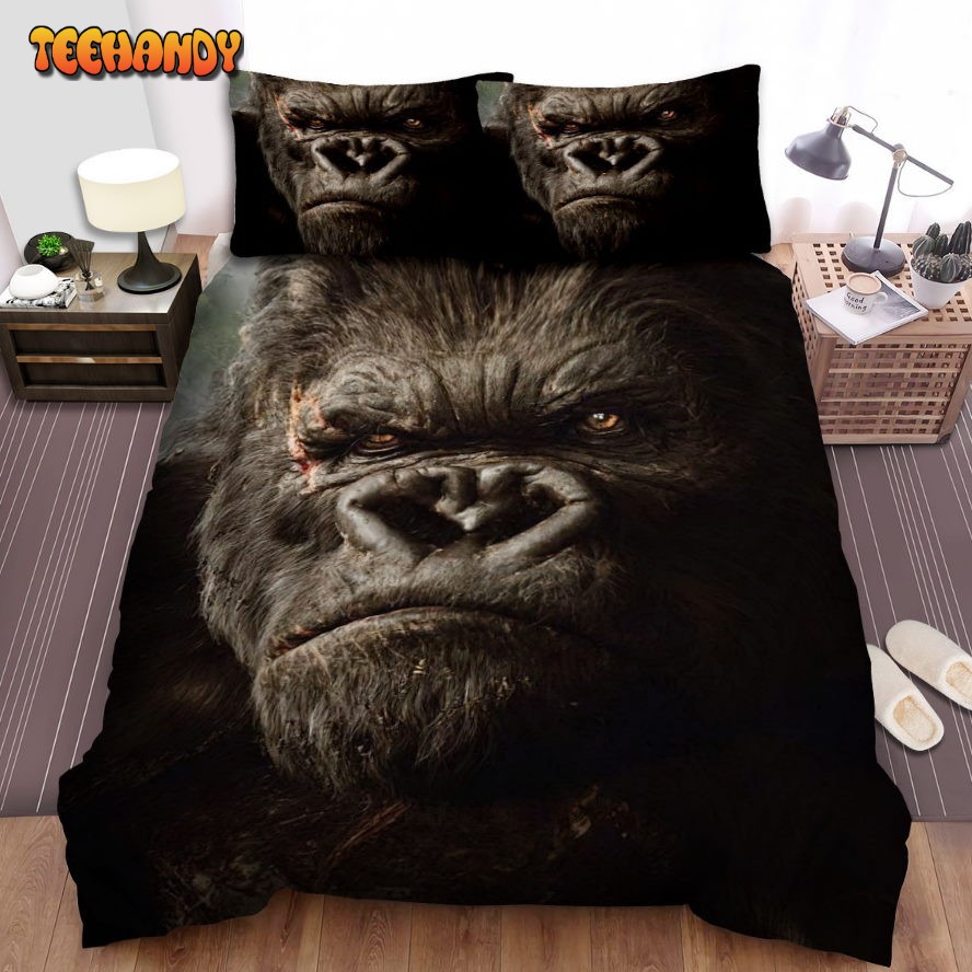 King Kong (2005) Movie Poster 7 Spread Comforter Duvet Cover Bedding Sets