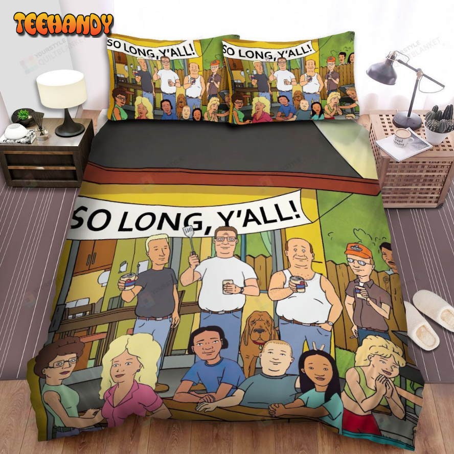 King Of The Hill Final Season Poster Bed Sheets Spread Duvet Cover Bedding Sets