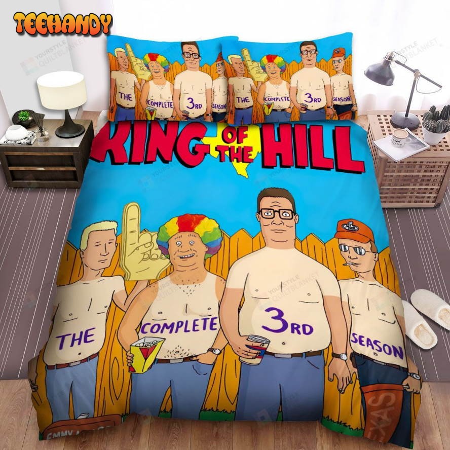 King Of The Hill The Third Season Poster Spread Duvet Cover Bedding Sets