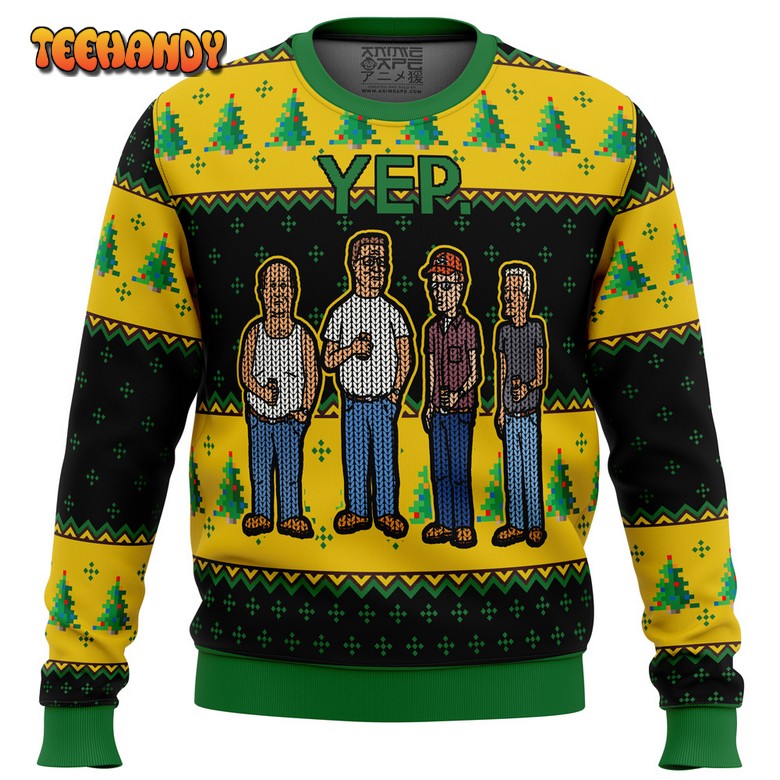 King of the Hill Yep Ugly Christmas Sweater