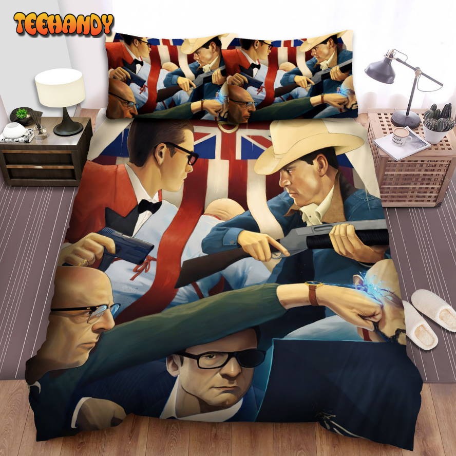 Kingsman The Golden Circle Movie Fight Poster Comforter Bedding Sets