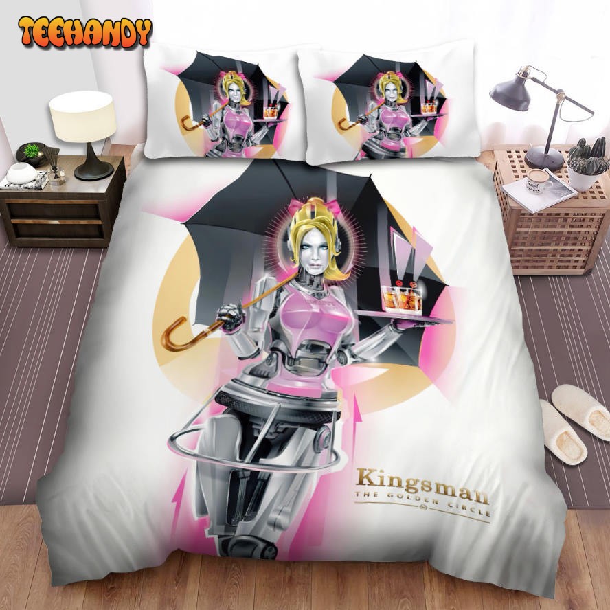 Kingsman The Golden Circle Movie Robot Girl Poster Comforter Bedding Sets